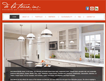 Tablet Screenshot of delatierra-stoneworks.com
